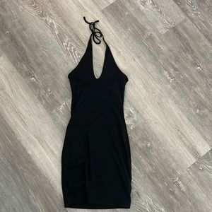 NWT Wild Fable (Target) Black halter dress (tie back)